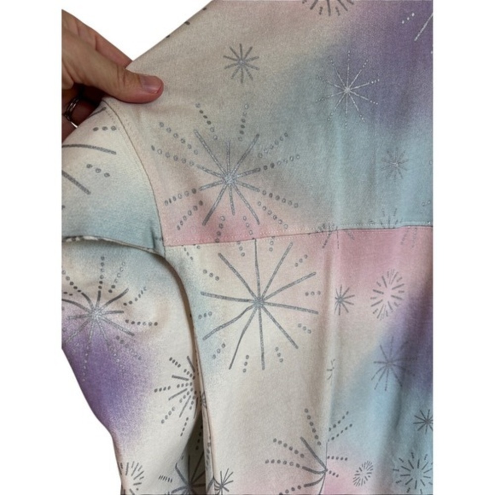 Disneyland Paris Like New Pastel Fireworks Glitter Puffy Lettering Consign - Picture 4 of 11